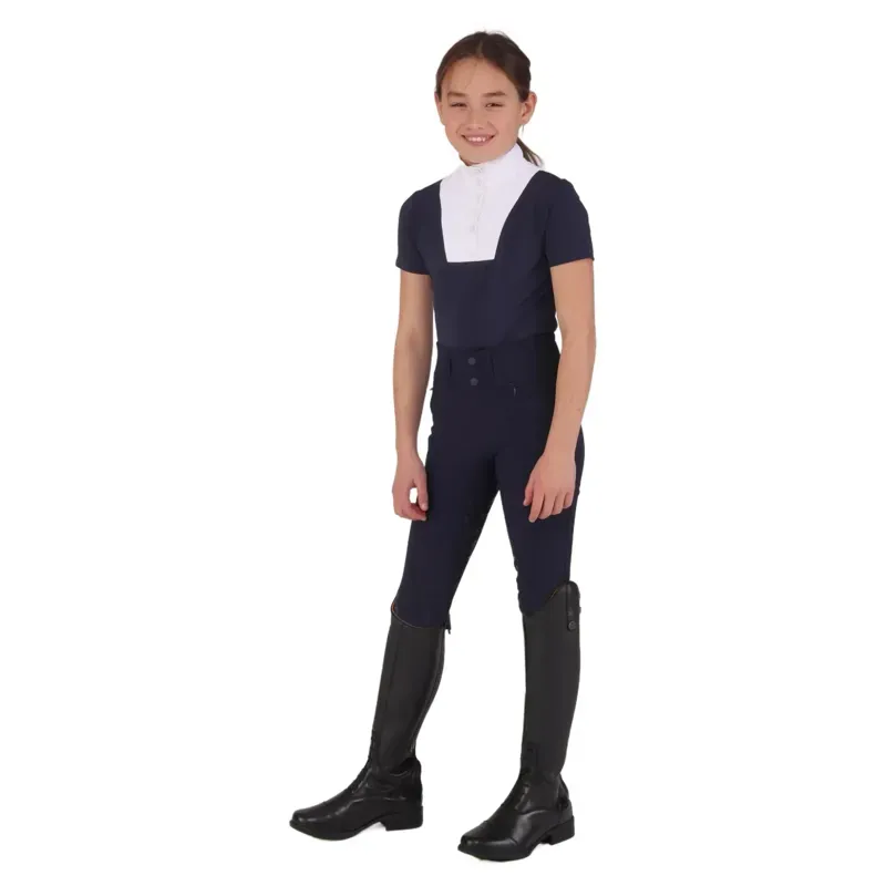 Aubrion Optima MX Young Rider Full Grip Breeches - Navy-6