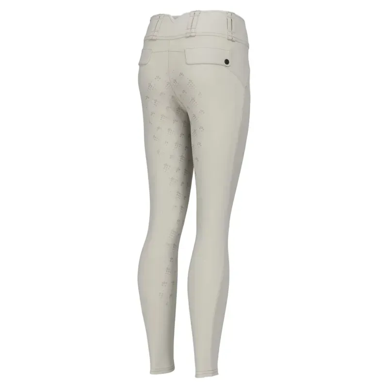Aubrion Optima MX Young Rider Full Grip Competition Breeches - Beige-1