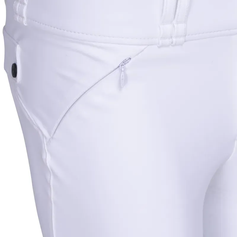Aubrion Optima MX Young Rider Full Grip Competition Breeches - White-3