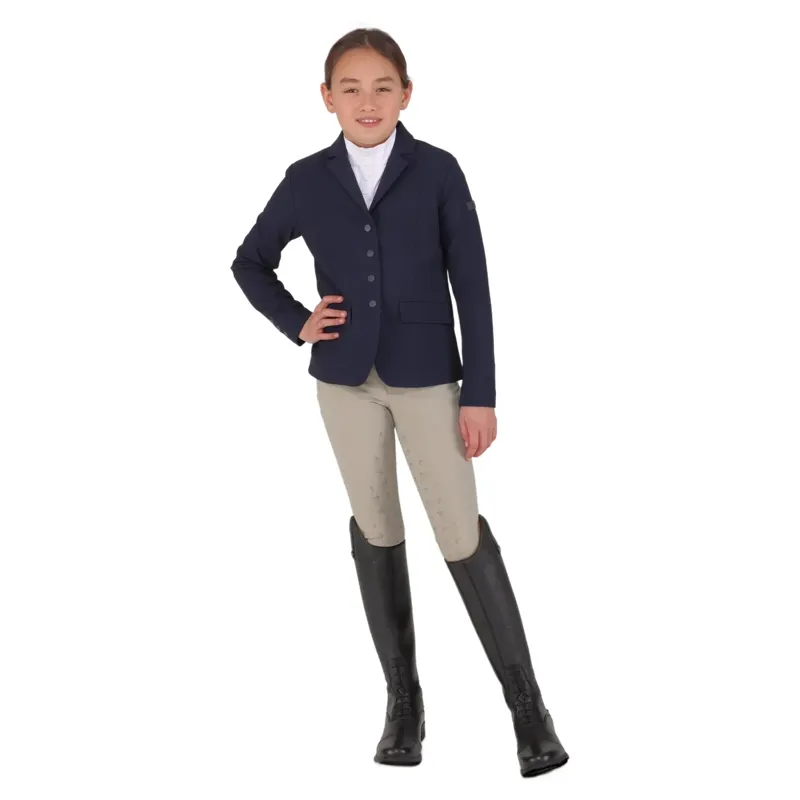 Aubrion Optima-MX Young Rider Show Jacket - Navy-1
