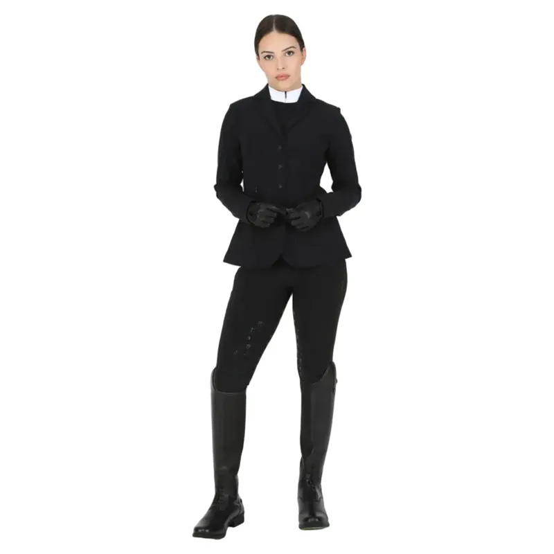 Aubrion Optima PX Womens Full Grip Breeches - Black-7