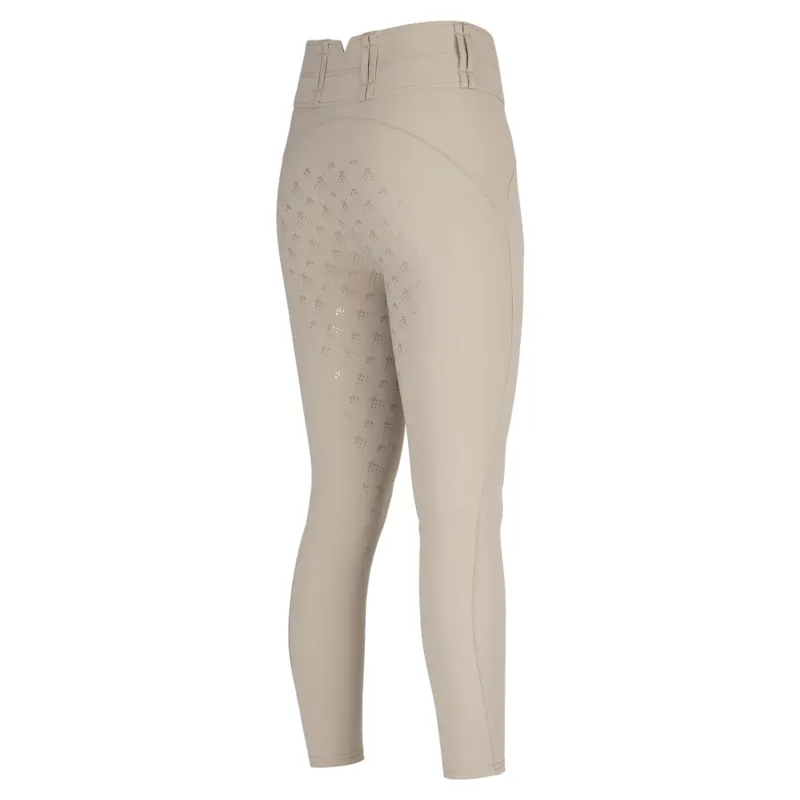 Aubrion Optima PX Womens Full Grip Competition Breeches - Beige-1