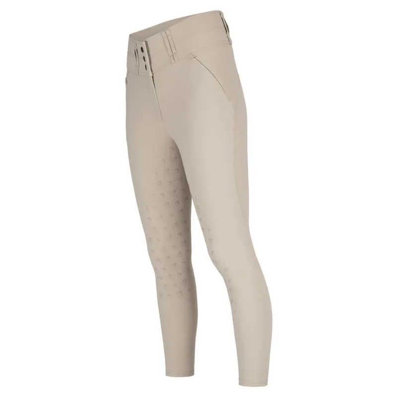 Aubrion Optima PX Womens Full Grip Competition Breeches - Beige-2