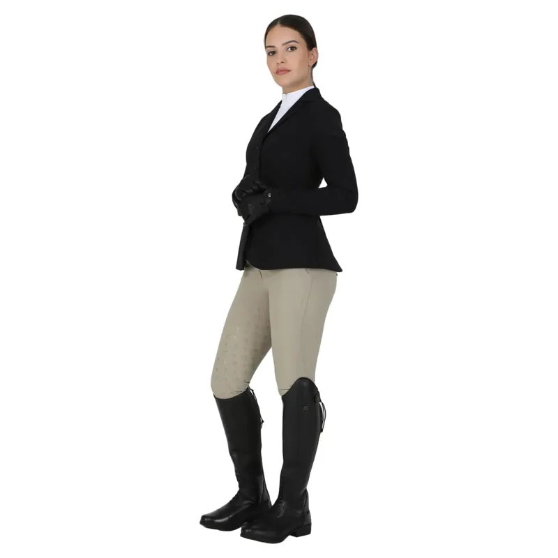 Aubrion Optima PX Womens Full Grip Competition Breeches - Beige-5
