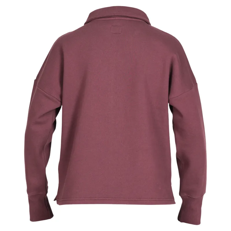 Aubrion Equestrian Women's Quarter Zip Sweater - Thistle-7