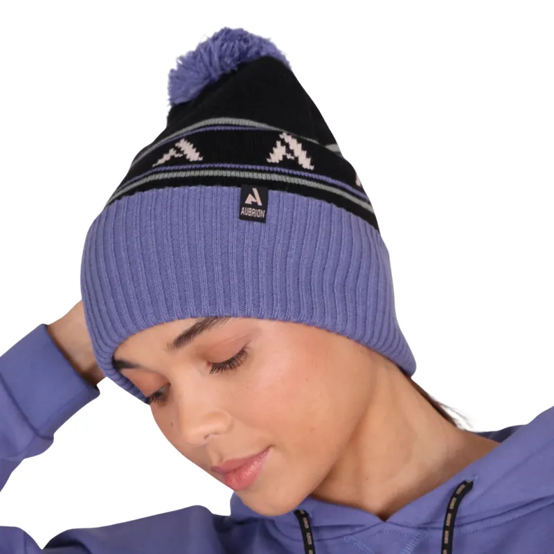 Aubrion React Bobble Hat - Sky/Shadow