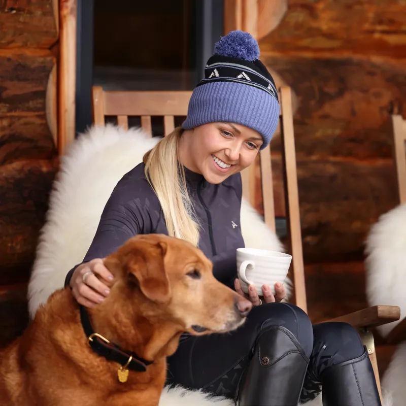 Aubrion React Bobble Hat - Sky/Shadow-2