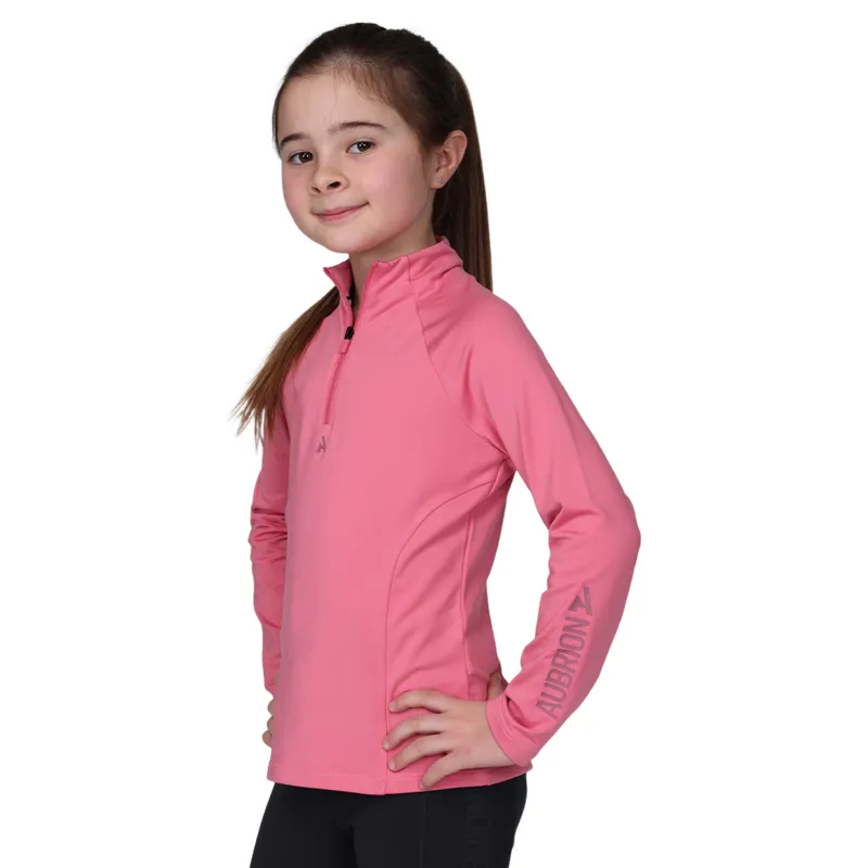 Aubrion React Young Rider Winter Base Layer - Candy Floss-3