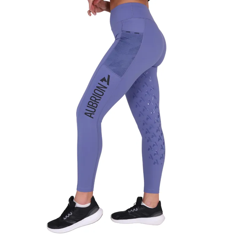 Aubrion React Non-Stop Womens Riding Tights - Sky-1