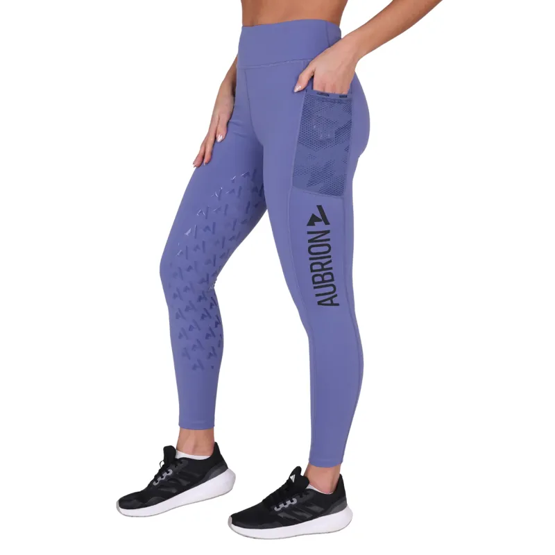 Aubrion React Non-Stop Womens Riding Tights - Sky