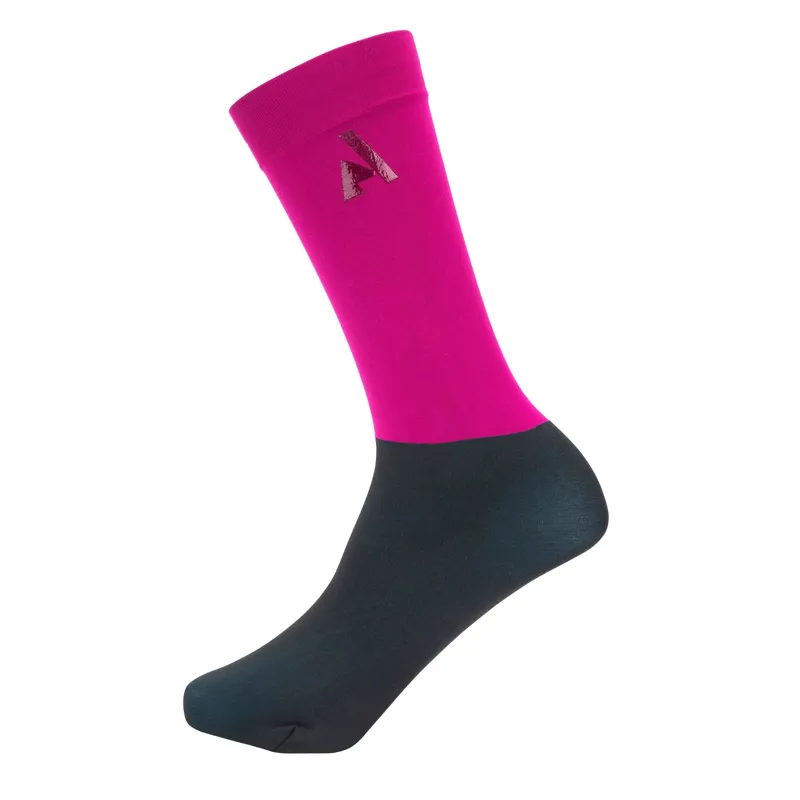 Aubrion React Performance Womens Riding Socks - Fuchsia-1