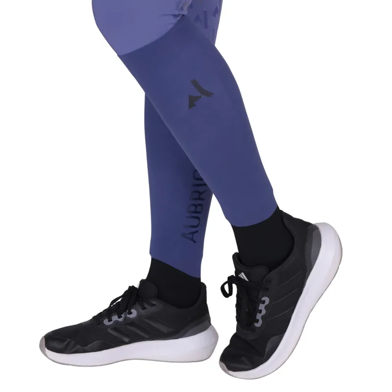 Aubrion React Performance Adults Tall Riding Socks - Sky