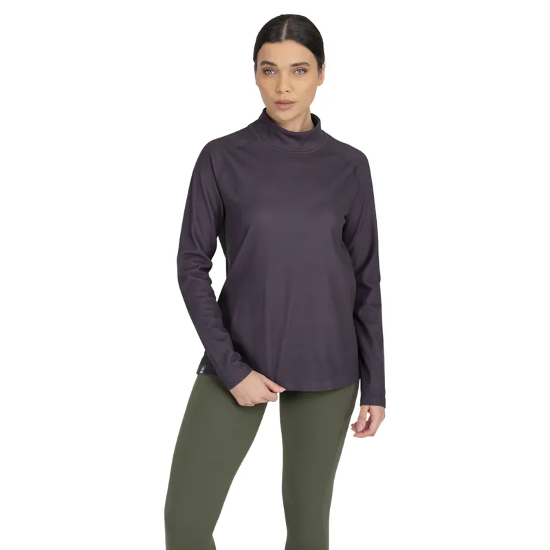 Aubrion React Relaxed Womens Base Layer - Charcoal-6