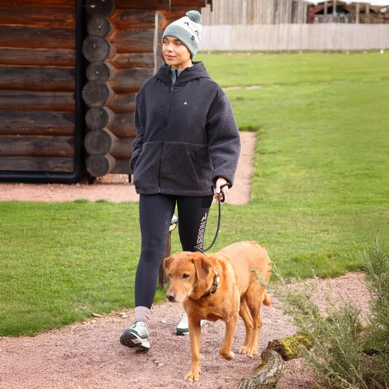 Aubrion React Sherpa Womens Fleece Jacket - Shadow-2