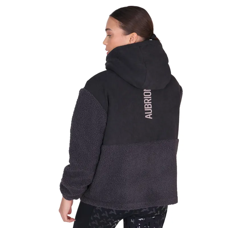 Aubrion React Sherpa Womens Fleece Jacket - Shadow-1