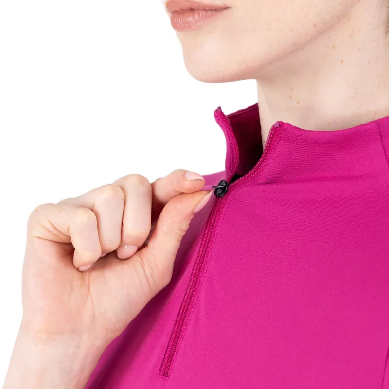 Aubrion React Womens Short Sleeve Base Layer - Fuchsia-4