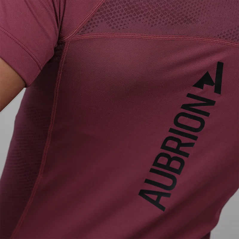 Aubrion React Ladies Short Sleeve Base Layer - Mauve-5