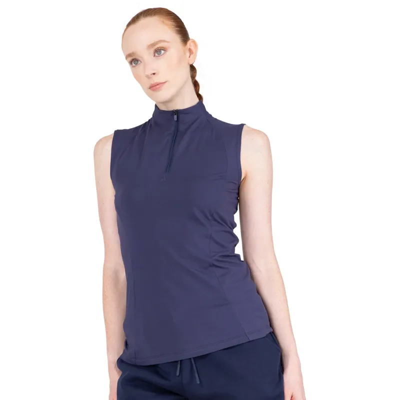 Aubrion React Womens Sleeveless Base Layer - Midnight-1