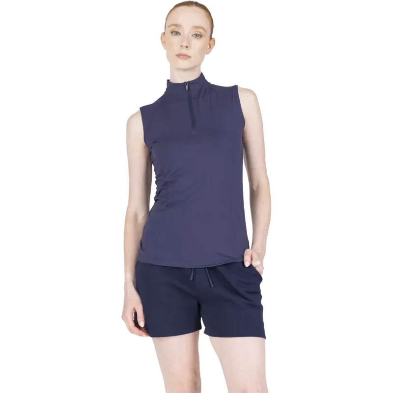 Aubrion React Womens Sleeveless Base Layer - Midnight-2