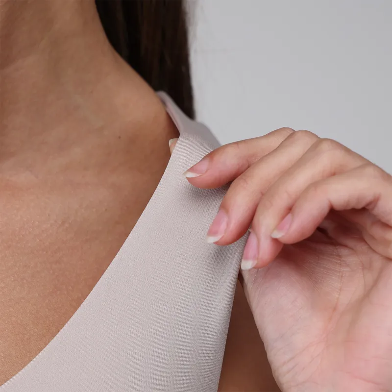 Aubrion React Ladies Sculpt Sports Bra - Sand-7