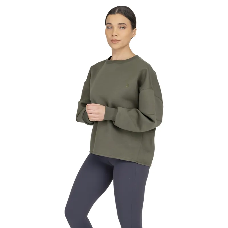 Aubrion React Womens Sweatshirt - Khaki-3