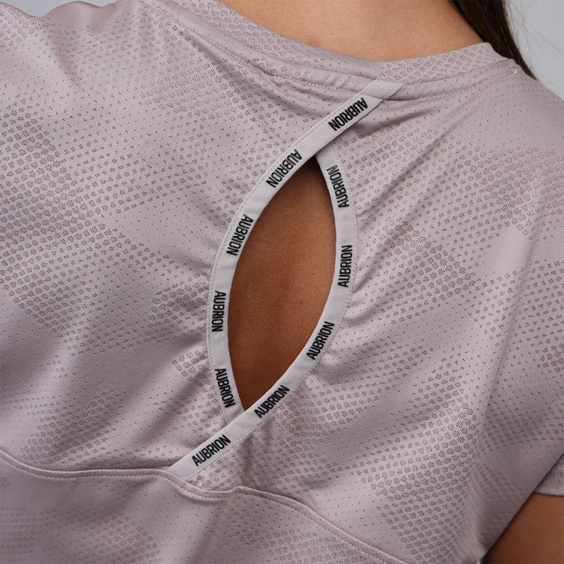 Aubrion React Ladies Tech T-Shirt - Sand-7