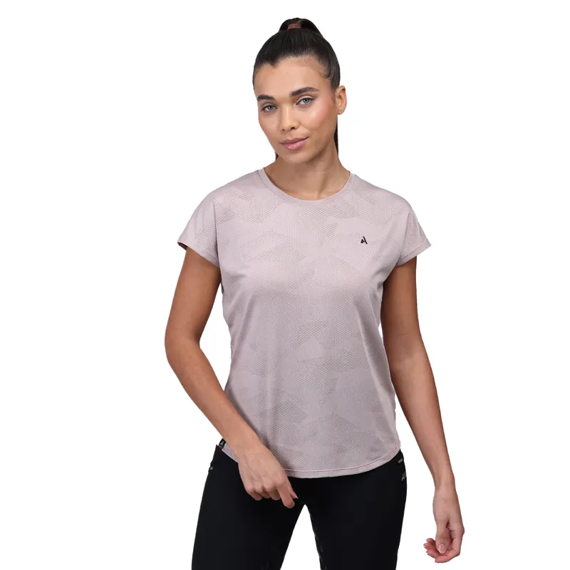 Aubrion React Ladies Tech T-Shirt - Sand-3