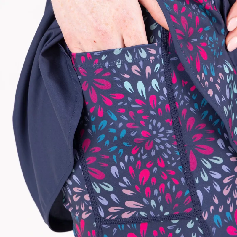 Aubrion React Womens Tech Shorts - Midnight Blue-9