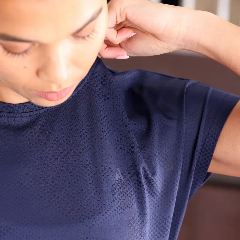 Aubrion React Womens Tech T-Shirt - Midnight-8