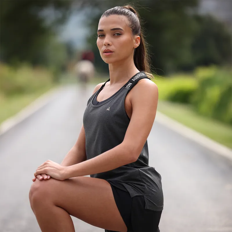Aubrion React Ladies Vest Top - Shadow-3