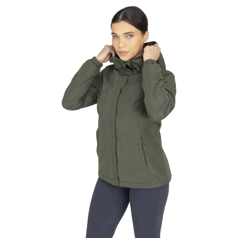 Aubrion React Thermal Womens Waterproof Coat - Khaki-5