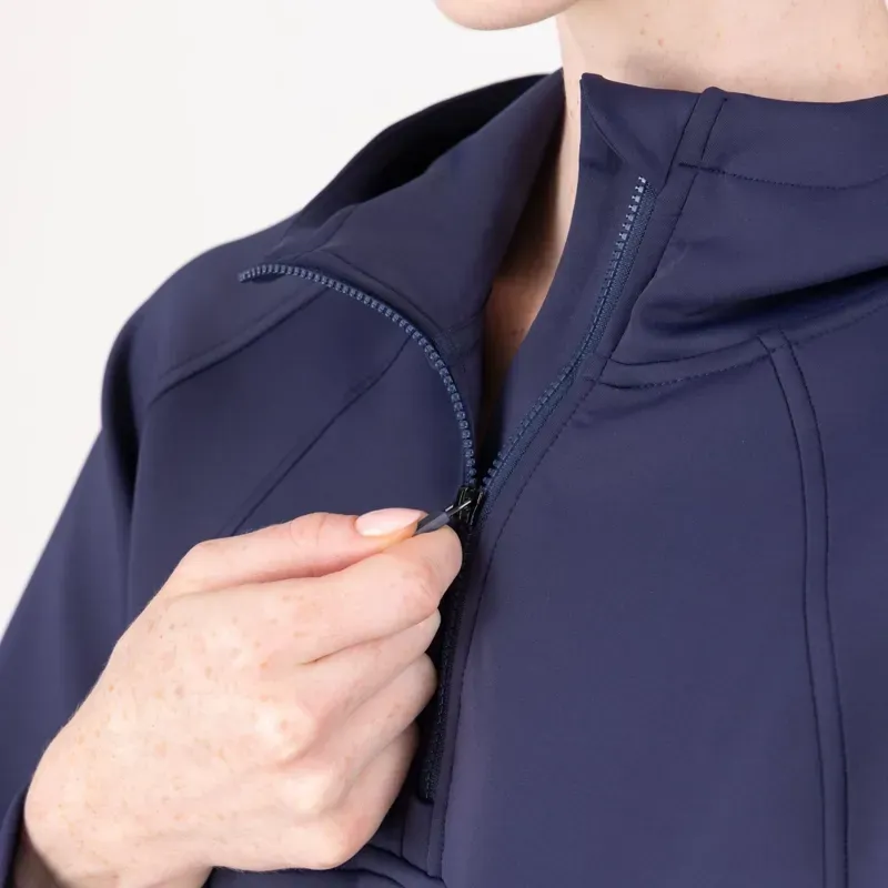 Aubrion React Womens 1/4 Zip Sweatshirt - Midnight-5