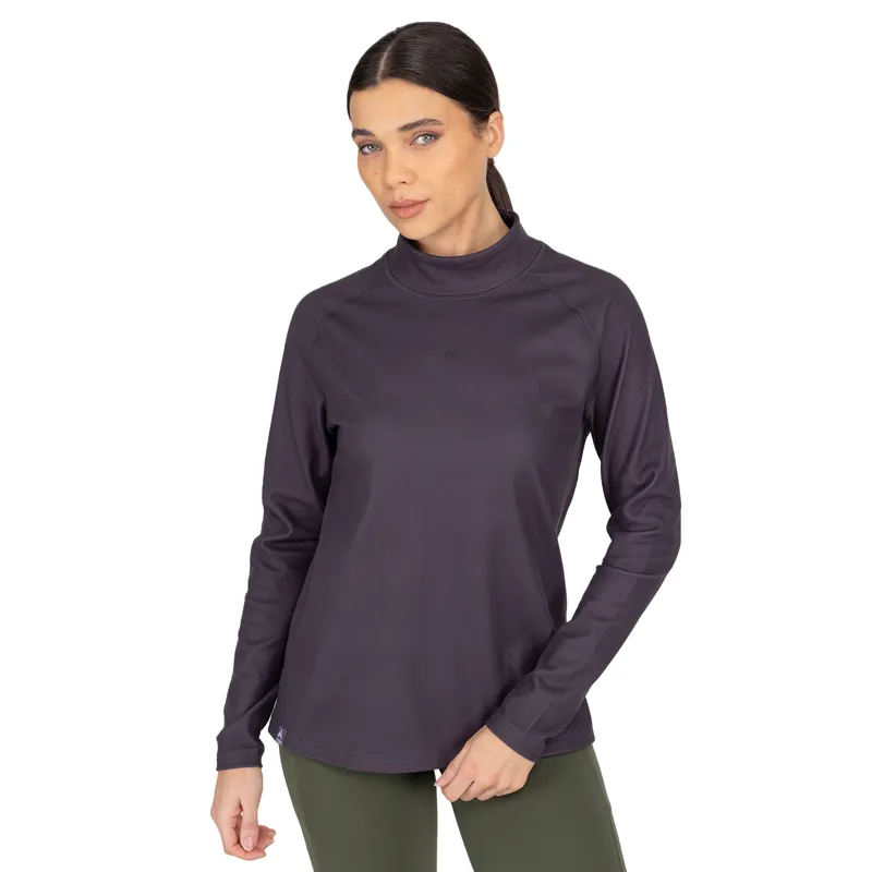 Aubrion React Relaxed Womens Base Layer - Charcoal-2