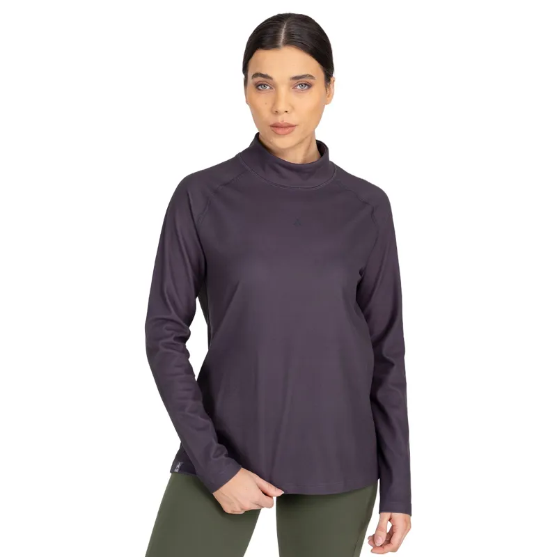 Aubrion React Relaxed Womens Base Layer - Charcoal-3
