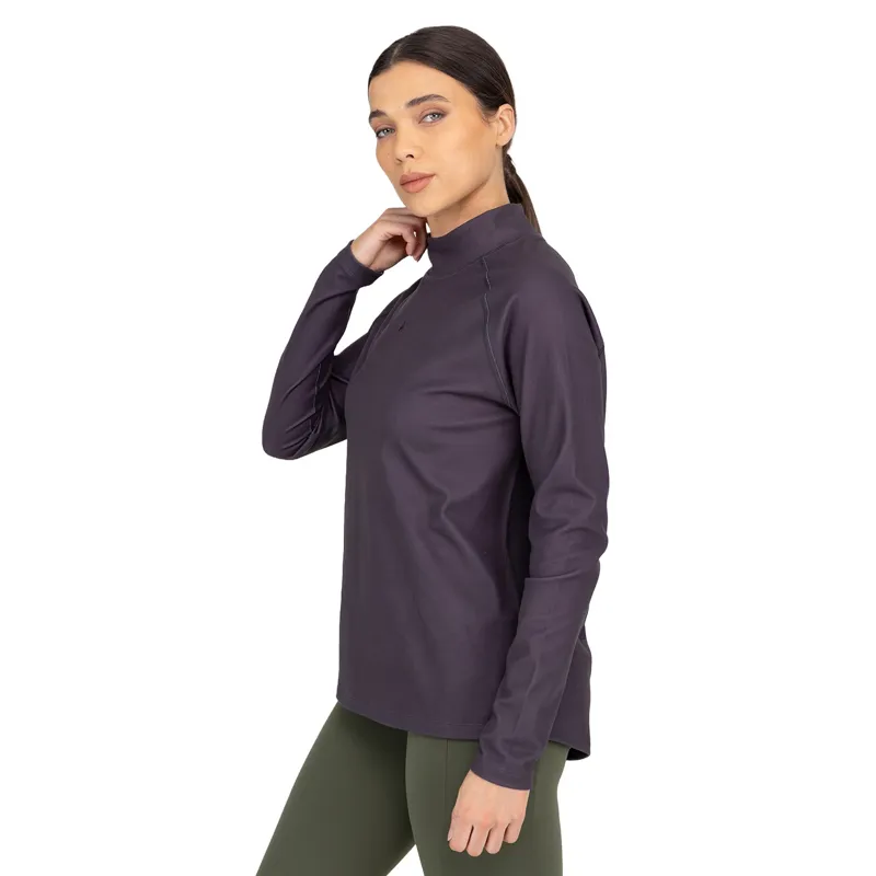 Aubrion React Relaxed Womens Base Layer - Charcoal-1