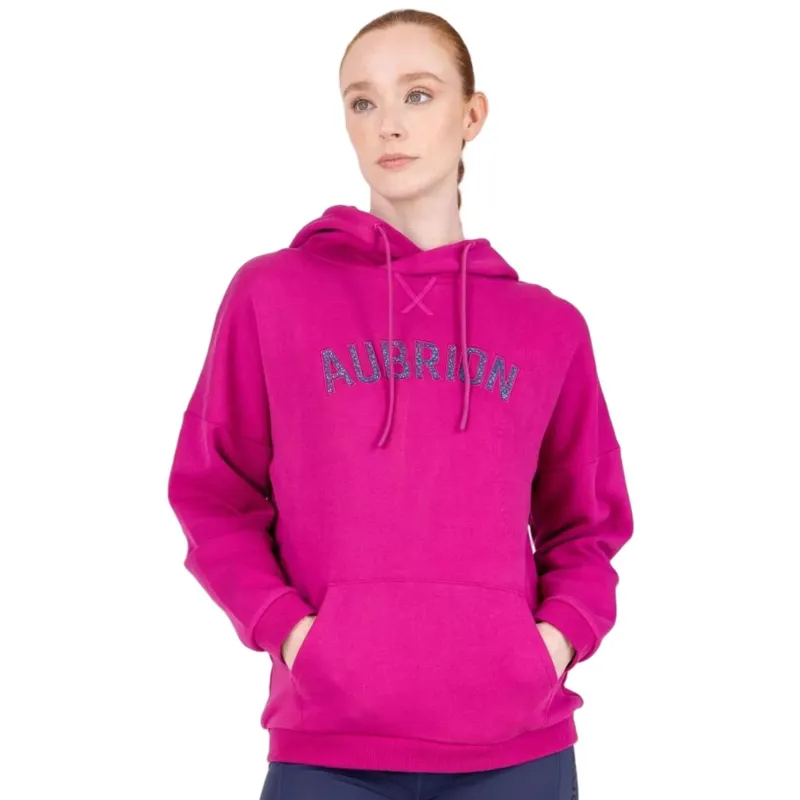 Aubrion React Womens Hoodie - Fuchsia-3