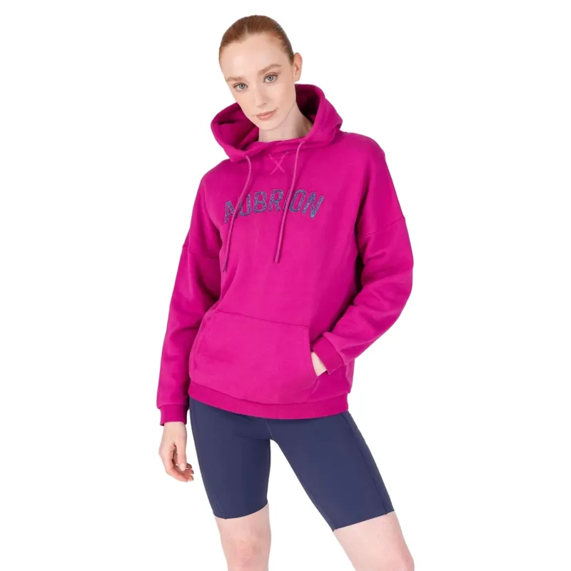 Aubrion React Womens Hoodie - Fuchsia-4