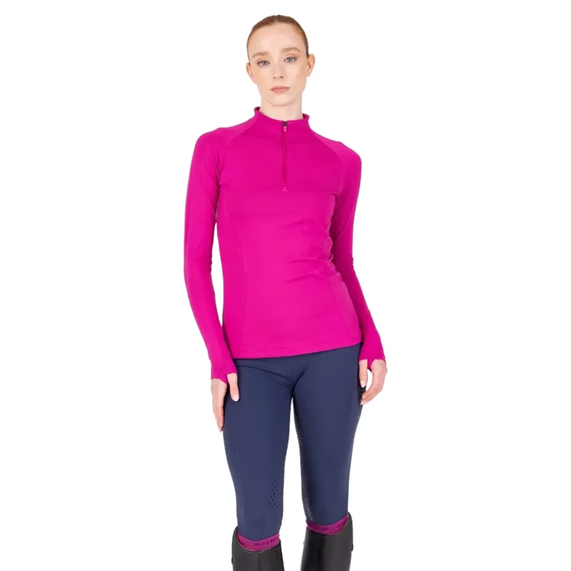 Aubrion React Womens Long Sleeve Base Layer - Fuchsia-7