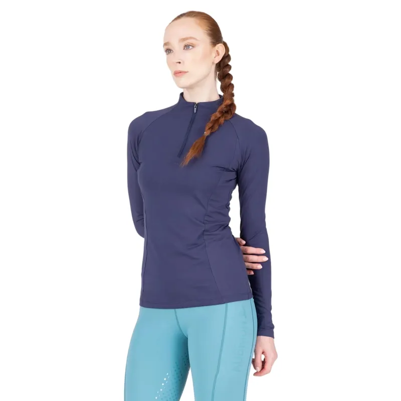 Aubrion React Womens Long Sleeve Base Layer - Midnight-2
