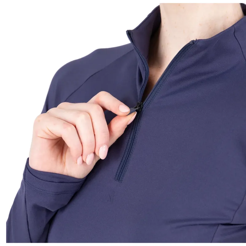 Aubrion React Womens Long Sleeve Base Layer - Midnight-5