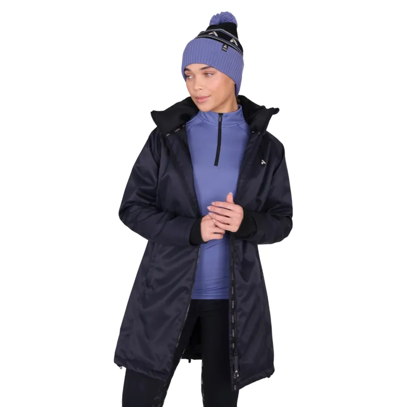 Aubrion React Womens Waterproof Mid Length Coat - Shadow-2
