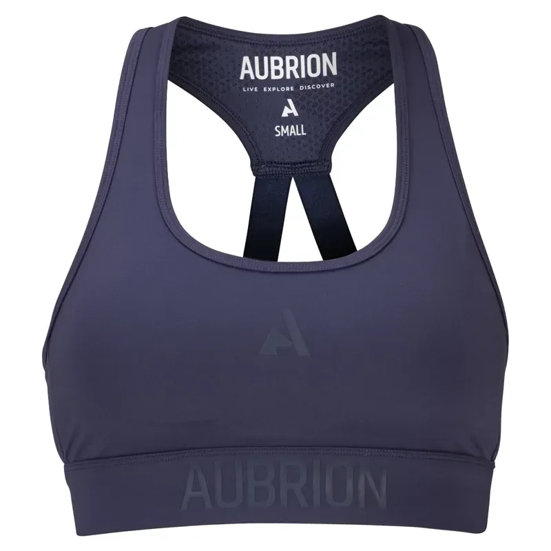 Aubrion React Womens Power Sports Bra - Midnight