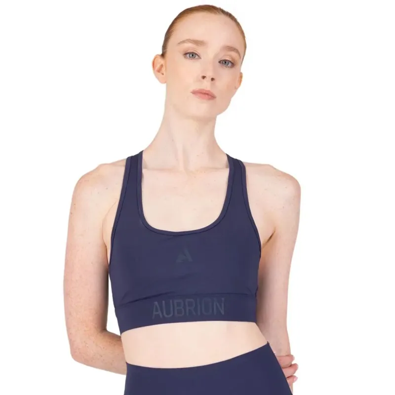 Aubrion React Womens Power Sports Bra - Midnight-1
