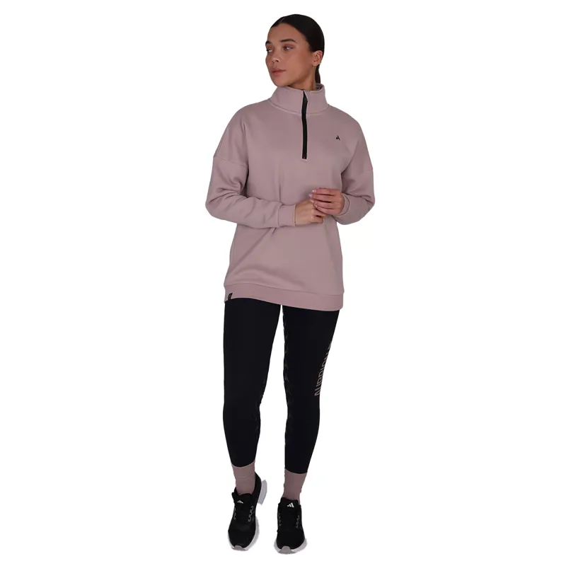 Aubrion React Womens 1/4 Zip Sweatshirt - Sand-6