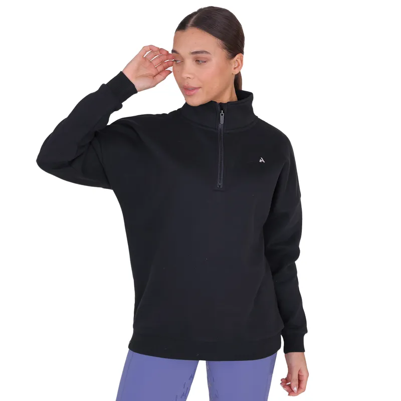 Aubrion React Womens 1/4 Zip Sweatshirt - Shadow