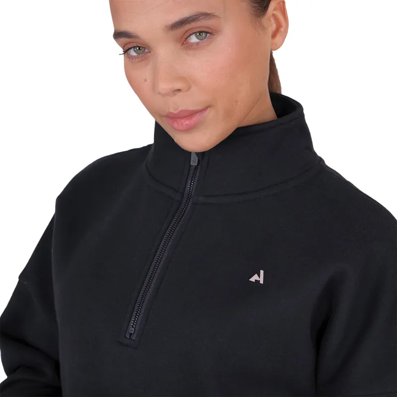 Aubrion React Womens 1/4 Zip Sweatshirt - Shadow-4