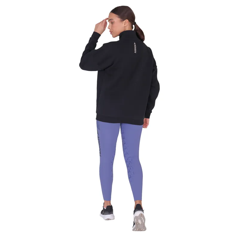 Aubrion React Womens 1/4 Zip Sweatshirt - Shadow-6