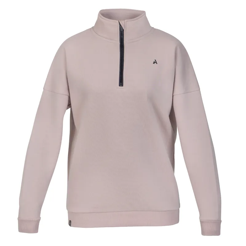 Aubrion React Womens 1/4 Zip Sweatshirt - Sand-1