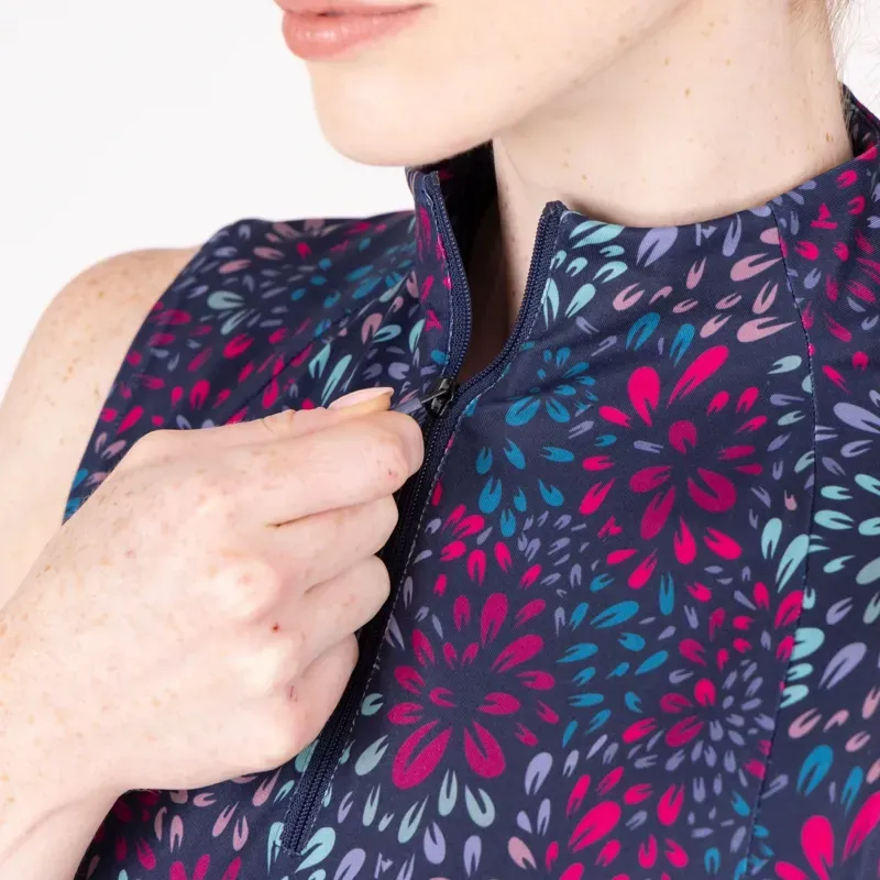 Aubrion React Womens Sleeveless Base Layer - Petal-5