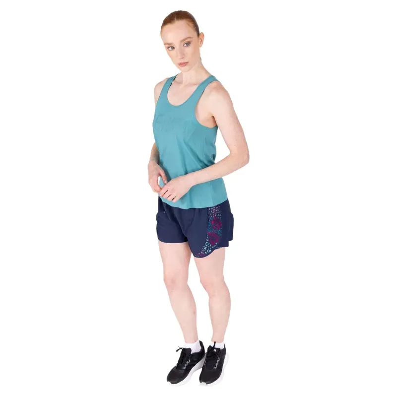 Aubrion React Womens Tech Shorts - Midnight Blue-11